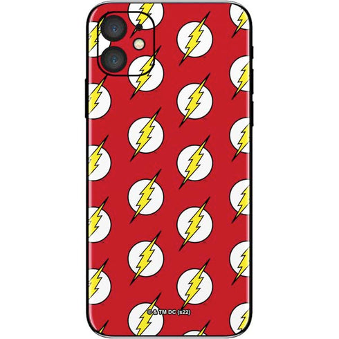 DC Comics The Flash Logo Pattern iPhone 11 Skin